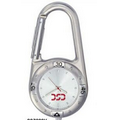 Unisex Carabiner Watch W/ Silver Sunray Dial